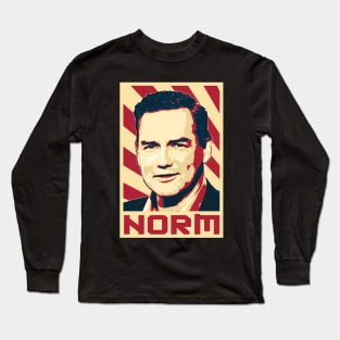 Norm Macdonald Retro Propagnda Long Sleeve T-Shirt